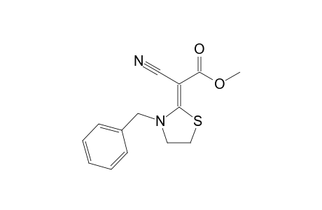 Methyl (Z)-(3-benzylthiazolidin-2-ylidene)cyanoacetate
