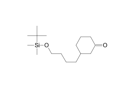 3-[4-[Tert-butyl(dimethyl)silyl]oxybutyl]-1-cyclohexanone