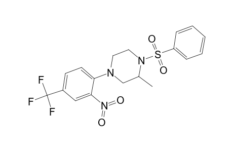 1-besyl-2-methyl-4-[2-nitro-4-(trifluoromethyl)phenyl]piperazine