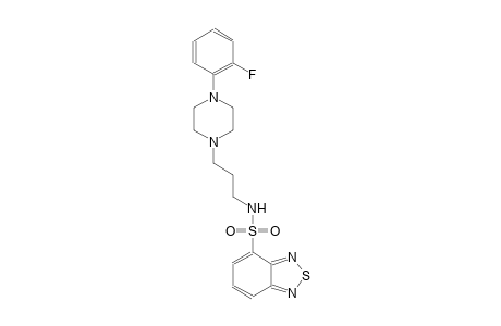2,1,3-benzothiadiazole-4-sulfonamide, N-[3-[4-(2-fluorophenyl)-1-piperazinyl]propyl]-