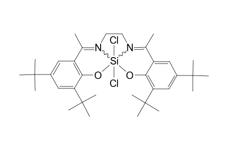 DICHLORO-(N,N'-ETHYLENE-BIS-(3,5-DI-TERT.-BUTYL-SALICYLIDENEIMINATO))-SILANE