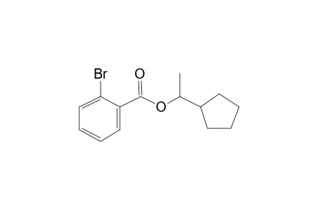 2-Bromobenzoic acid, 1-cyclopentylethyl ester