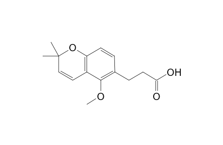 5-Methoxy-2,2-dimethyl-1-[2H}-benzopyran-6-propanoic Acid