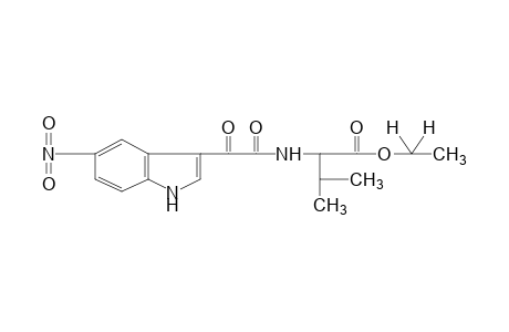 N-[(5-nitroindol-3-yl)glyoxyloyl]valine, ethyl ester