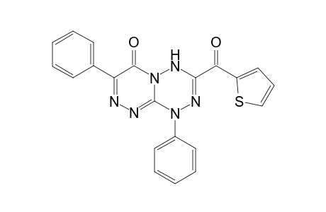 1,7-Diphenyl-3-(thiophene-2-carbonyl)-1H-[1,2,4]triazino[4,3-b][1,2,4,5]tetrazin-6(4H)-one