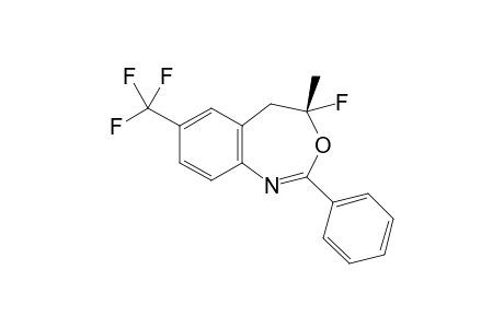 (4S)-4-Fluoro-4-methyl-2-phenyl-7-trifluoromethyl-4,5-dihydrobenzo[d]-1,3-oxazepine