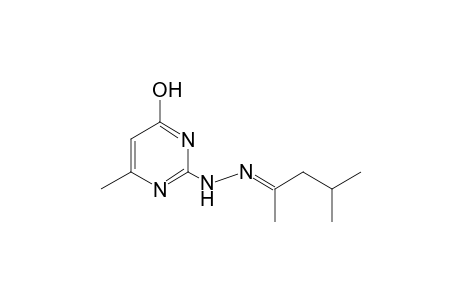 2-[(1,3-dimethylbutylidene)hydrazino]-6-methyl-4-pyrimidinol