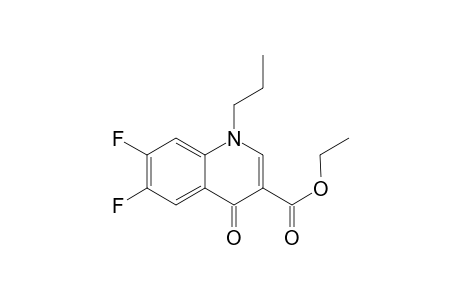 Ethyl 6,7-difluoro-4-oxo-1-propyl-1,4-dihydro-3-quinolinecarboxylate