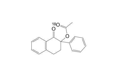 [(18)O]-1-Oxo-2-phenyl-1,2,3,4-tetrahydronaphthalen-2-yl acetate