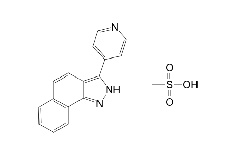 3-(4-pyridyl)-2H-benz[g]indazole, methanesulfonate(1:1)