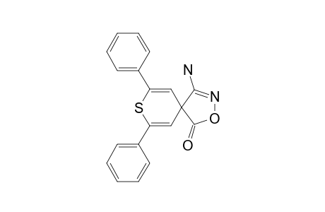 4-AMINO-7,9-DIPHENYL-2-OXA-8-THIA-3-AZASPIRO-[4,5]-DECA-3,6,9-TRIEN-1-ONE