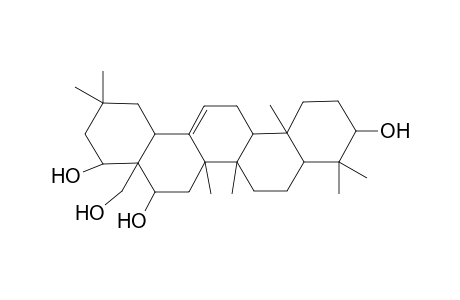 Olean-12-ene-3,16,22,28-tetrol, (3.beta.,16.beta.,22.alpha.)-