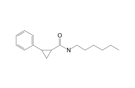 1-Cyclopropanecarboxamide, 2-phenyl-N-hexyl-