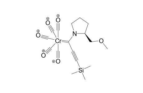 (E)-Trimethylsilylethynyl (S)-methoxymethylpyrrolidinecarbenepentacarbonylchromiumcomplex