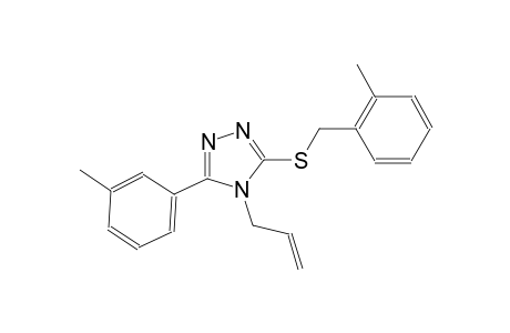 4-allyl-3-[(2-methylbenzyl)sulfanyl]-5-(3-methylphenyl)-4H-1,2,4-triazole