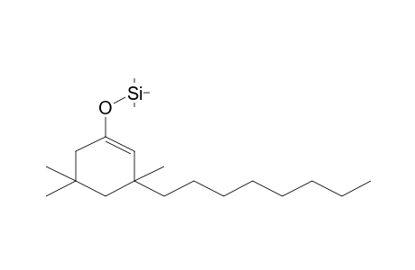 Cyclohexene, 3-octyl-3,5,5-trimethyl-1-(trimethylsilyloxy)-
