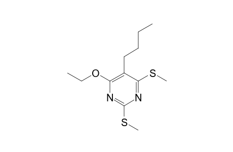 5-Butyl-4-ethoxy-2,6-bis(methylthio)pyrimidine