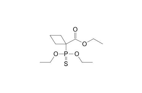 1-DIETHOXYTHIOPHOSPHINYL-1-CYCLOBUTANCARBOXYLIC ACID, ETHYL ESTER