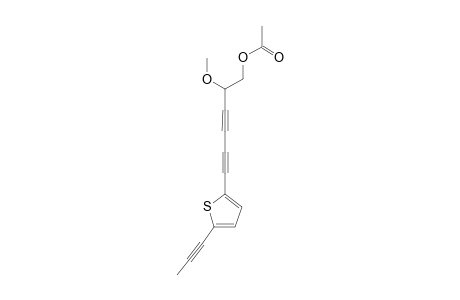 5'-METHYL-1'-(5-PPROP-1-YN-1-YL-2-THIENYL)-HEXA-2',4'-DIYN-6'-YL-ACETATE