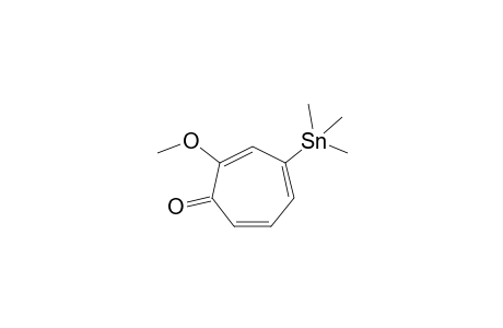 2-Methoxy-4-trimethylstannylcyclohepta-2,4,6-trien-1-one