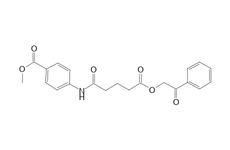 Methyl 4-([5-oxo-5-(2-oxo-2-phenylethoxy)pentanoyl]amino)benzoate