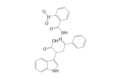 (4Z)-2-(1H-indol-3-yl)-4-[(2-nitrobenzoyl)hydrazinylidene]-4-phenylbutanoic acid