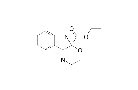 ETHYL-2-AMINO-3-PHENYL-5,6-DIHYDRO-2H-[1,4]-OXAZINE-2-CARBOXYLATE