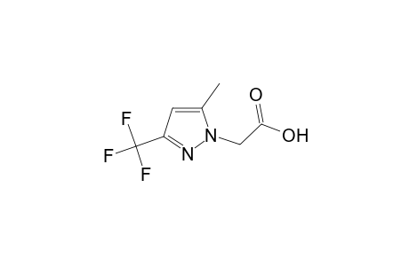 [5-Methyl-3-(trifluoromethyl)-1H-pyrazol-1-yl]acetic acid