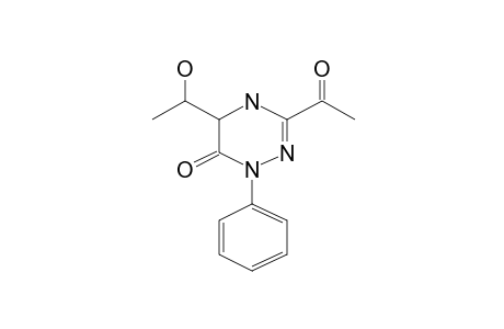 3-Acetyl-5-(1-hydroxyethyl)-1-phenyl-4,5-dihydro-1H-[1,2,4]triazin-6-one