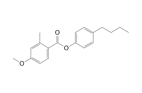 2-methyl-p-anisic acid, p-butylphenyl ester