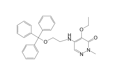 4-ethoxy-2-methyl-5-{[2-(trityloxy)ethyl]amino}-3(2H)-pyridazinone