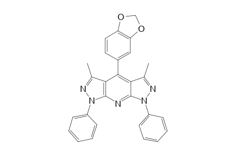 3,5-DIMETHYL-4-(3,4-METHYLENEDIOXYPHENYL)-1,7-DIPHENYL-1H,7H-BISPYRAZOLO-[3,4-B:4',3'-E]-PYRIDINE