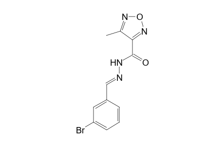 N'-(3-Bromobenzylidene)-4-methyl-3-furazancarbohydrazide
