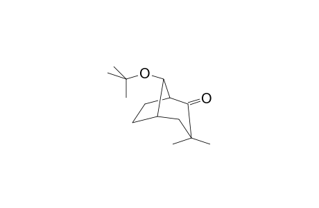 BICYCLO[3.2.1]OCTAN-2-ONE, 8-(1,1-DIMETHYLETHOXY)-3,3-DIMETHYL-