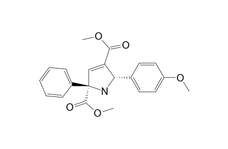 (2R,5S)-5-(4-methoxyphenyl)-2-phenyl-3-pyrroline-2,4-dicarboxylic acid dimethyl ester