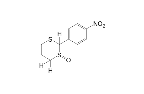 2-(p-nitrophenyl) -m-dithiane,1-oxide