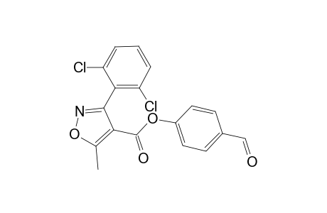 Isoxazole-4-carboxylic acid, 3-(2,6-dichlorophenyl)-5-methyl-, 4-formylphenyl ester