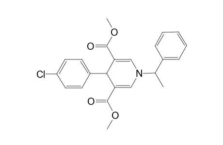 Dimethyl 4-(4-chlorophenyl)-1-(1-phenylethyl)-1,4-dihydro-3,5-pyridinedicarboxylate