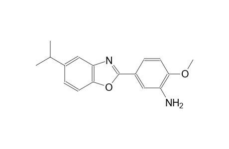 5-(5-isopropyl-1,3-benzoxazol-2-yl)-2-methoxyaniline