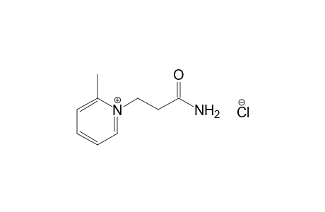 1-(2-carbamoylethyl)-2-methylpyridinium chloride