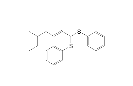 [(E)-4,5-dimethyl-1-phenylsulfanyl-hept-2-enyl]sulfanylbenzene