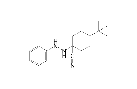 4-tert-butyl-1-(2-phenylhydrazino)cyclohexanecarbonitrile