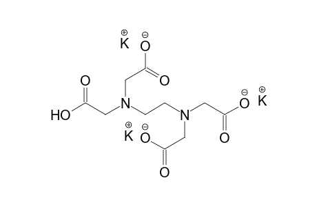 (ethylenedinitrilo)tetraacetic acid, tripotassium salt