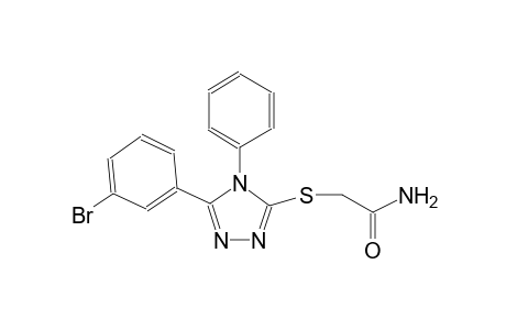 2-{[5-(3-bromophenyl)-4-phenyl-4H-1,2,4-triazol-3-yl]sulfanyl}acetamide