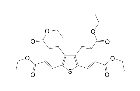 (2E,2'E,2''E,2'''E)-Tetraethyl-3,3',3'',3'''-(thiophene-2,3,4,5-tetrayl)tetra acrylate