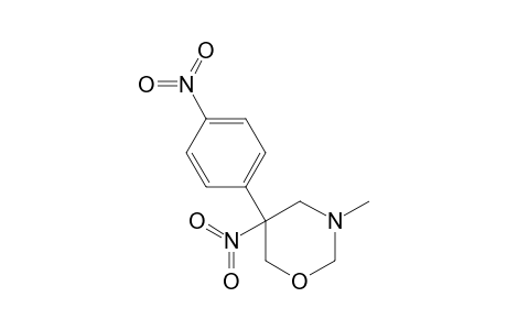 3-methyl-5-nitro-5-(4-nitrophenyl)-1,3-oxazinane