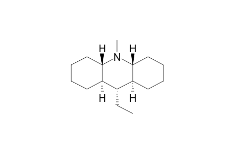 9-ETHYL-10-METHYL-TRANS,SYN,TRANS-PERHYDROACRIDINE