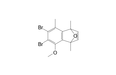 1,4-Epoxynaphthalene, 6,7-dibromo-1,4-dihydro-5-methoxy-1,4,8-trimethyl-