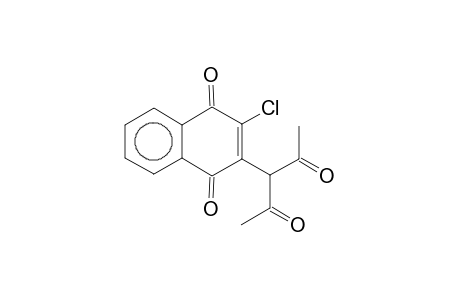 2-(1-acetyl-2-keto-propyl)-3-chloro-1,4-naphthoquinone