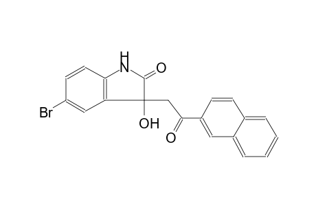 5-BROMO-3-HYDROXY-3-{[(2-NAPHTHYL)CARBONYL]METHYL}-2-INDOLINONE